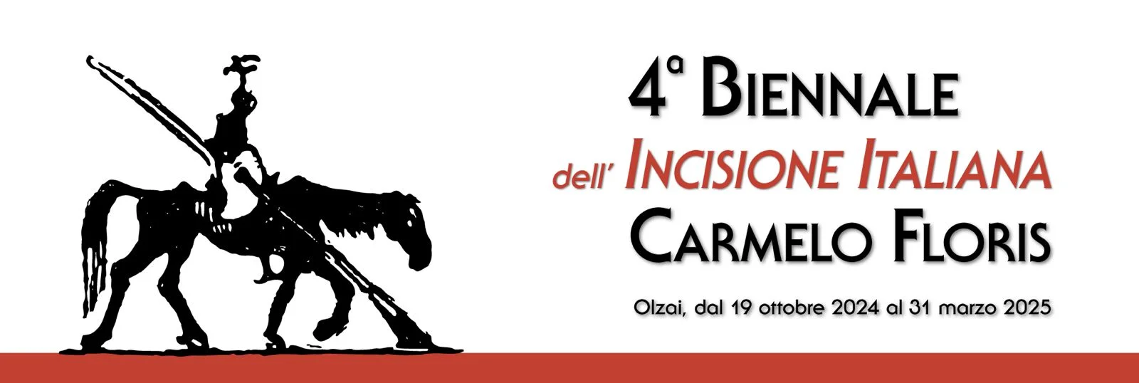 SABATO 19 ottobre 2024 ore 16 INAUGURAZIONE IV BIENNALE DELL'INCISIONE ITALIANA CARMELO FLORIS